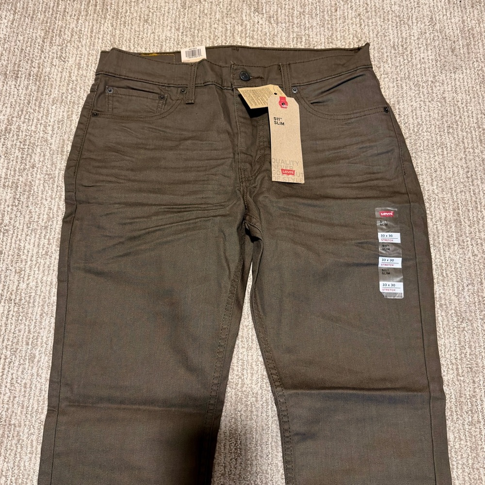 Levi's 511 Slim Men's Dark Brown/Grey Jeans